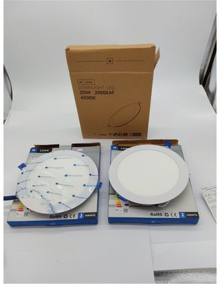 M Ledme - Pack 2, Downlight LED 220mm 20W, 2000 lú