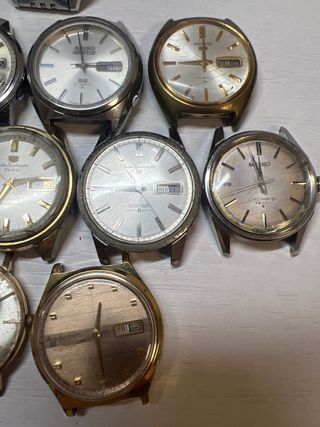 VENDIDO Lote 17 Relojes Seiko Automáticos