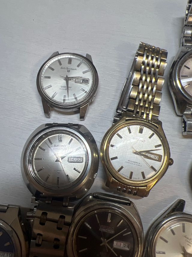VENDIDO Lote 17 Relojes Seiko Automáticos