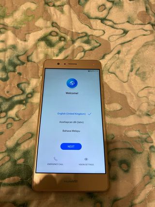 Huawei P9 lite in oro