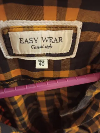 Camisa de cuadros. Talla 40