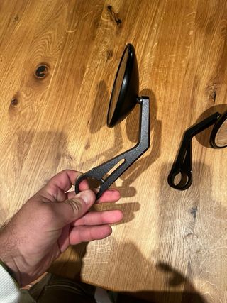 Espejos final manillar homologados, pasan ITV