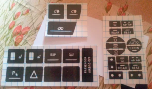 kit restauracion botones Volkswagen T5