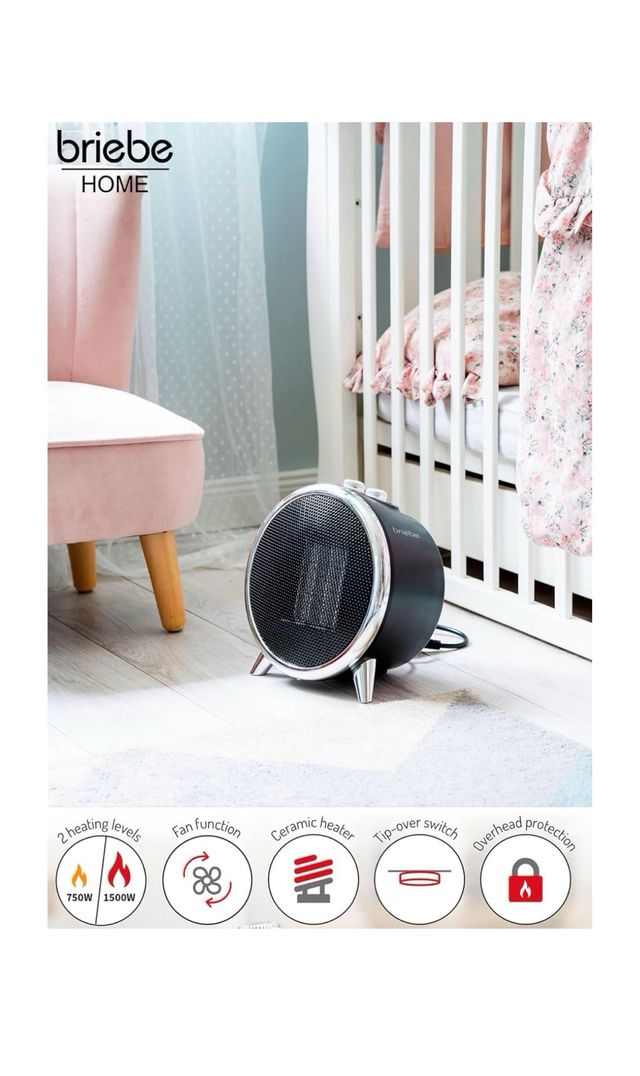 Calefactor Cerámico Briabe con Termostato