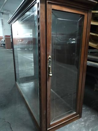 Vitrina Vintage Madera y Cristal