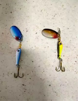 pez Cucharillas de pesca para black bass y truchas