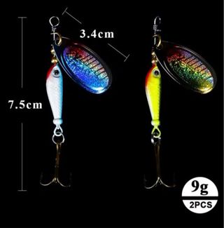 pez Cucharillas de pesca para black bass y truchas