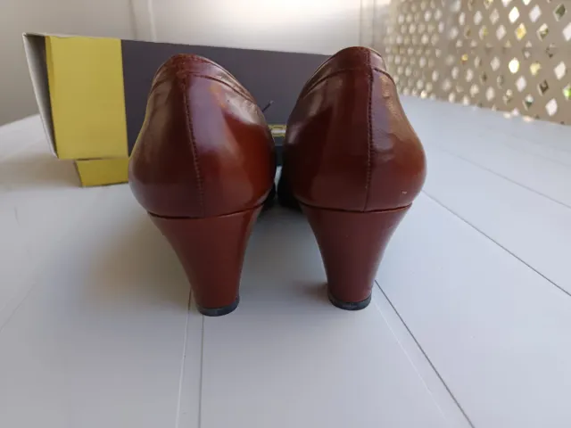 Zapatos marron 37 piel cuero