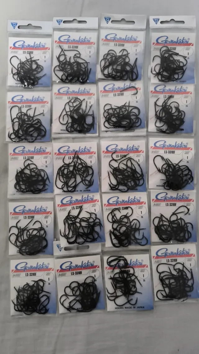 20 sobres de anzuelos Gamakatsu LS-3310F