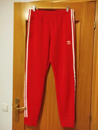 Pantalón de chándal Adidas Rojo