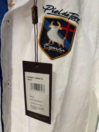 Camisa Piel de Toro Blanca