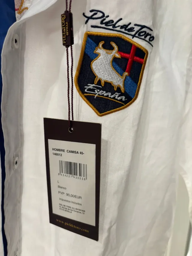 Camisa Piel de Toro Blanca