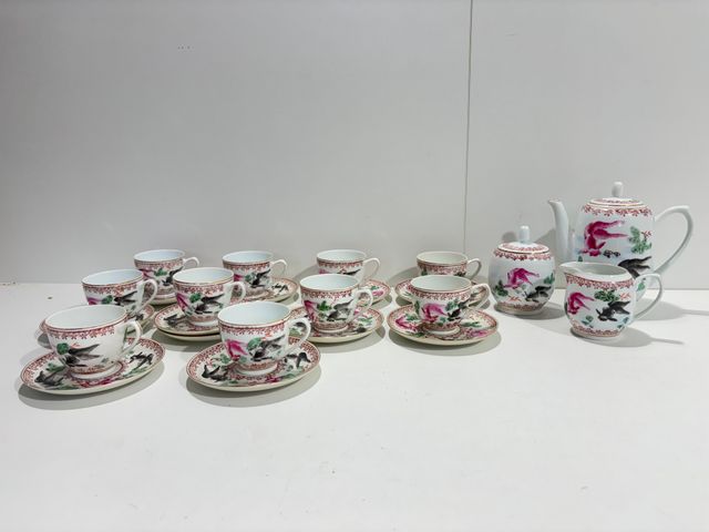 Juego de café de porcelana china