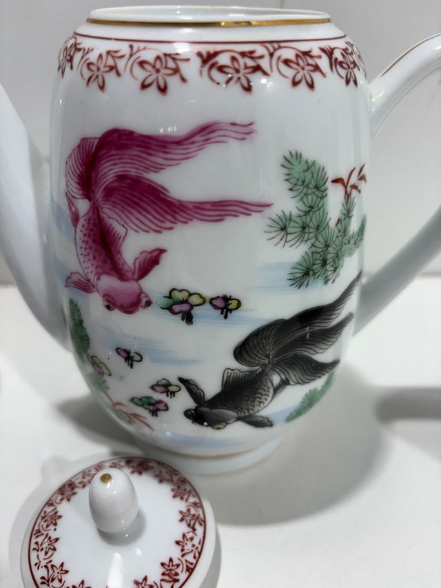 Juego de café de porcelana china