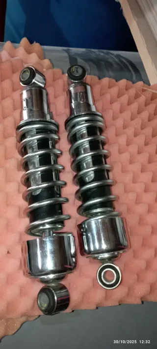 Marmitte Harley Davidson Cromate,  ammortizzatori