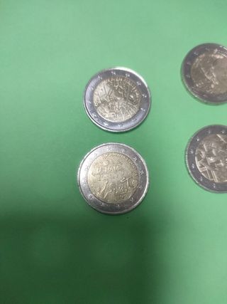 monedas conmemorativas Francia, Italia, España