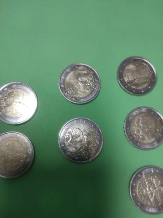 monedas conmemorativas Francia, Italia, España