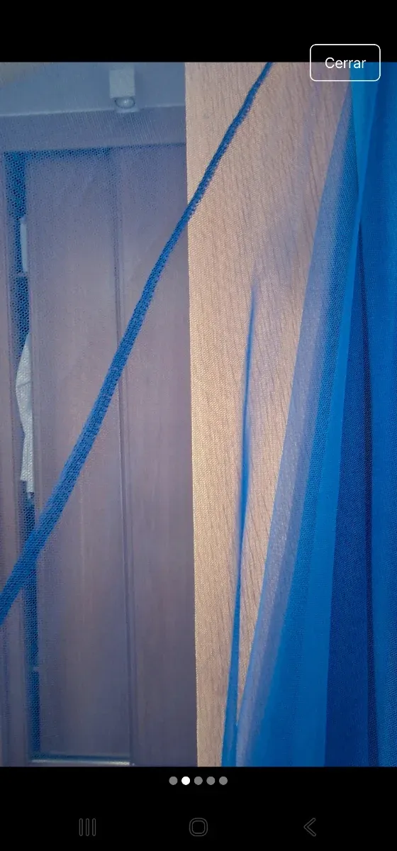 Falda tul azul eléctrico talla única