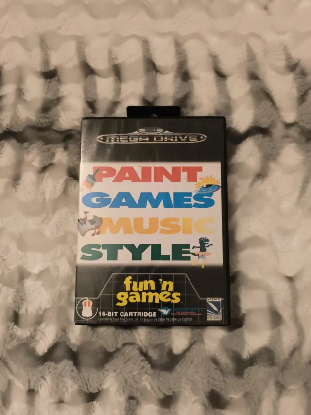 Juego Mega Drive Paint Games Music Style