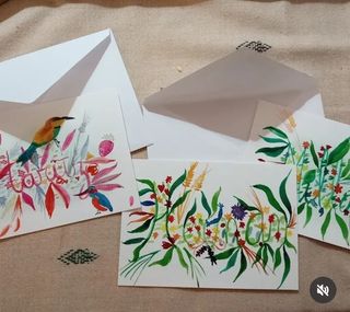 Targetes en aquarel·la personalitzades