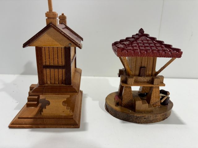 Miniaturas Casas Rurales Joyero Madera