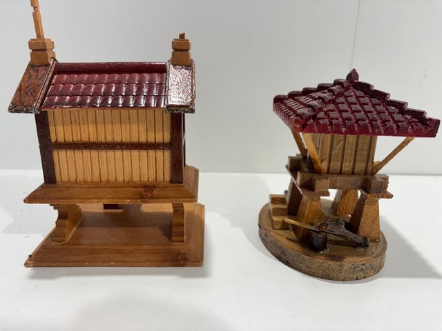Miniaturas Casas Rurales Joyero Madera