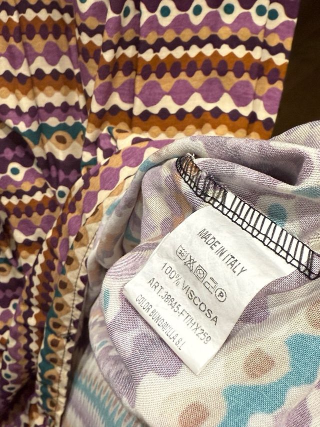 Vestido Boho Multicolor Talla Única