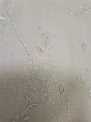 Sábana vintage con encaje