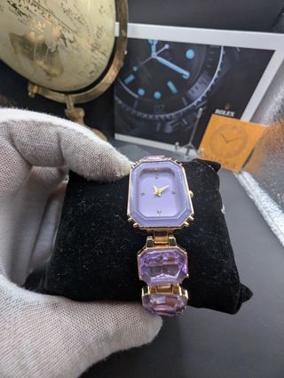 Orologio da donna Dialique vintage oro rettangolar