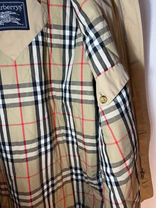Trench Burberrys Vintage Acolchado Beige
