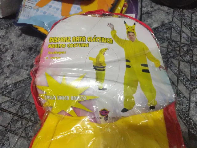 Disfraz Pikachu Adulto Talla Única