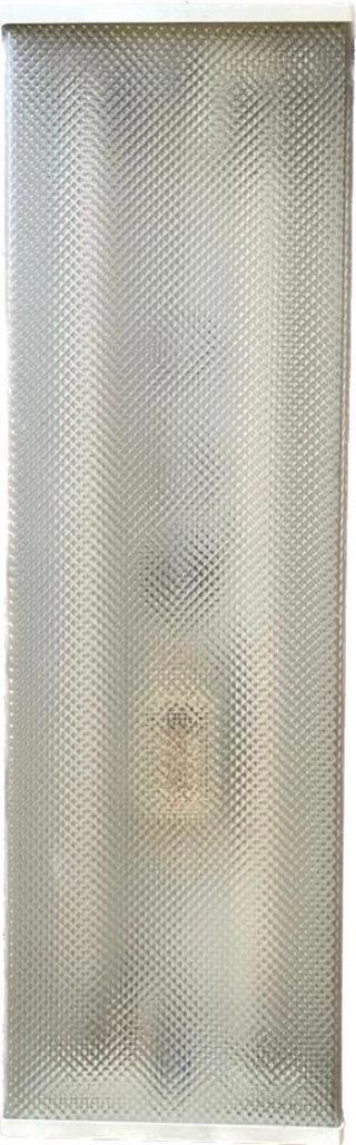 Lámpara de techo plateada