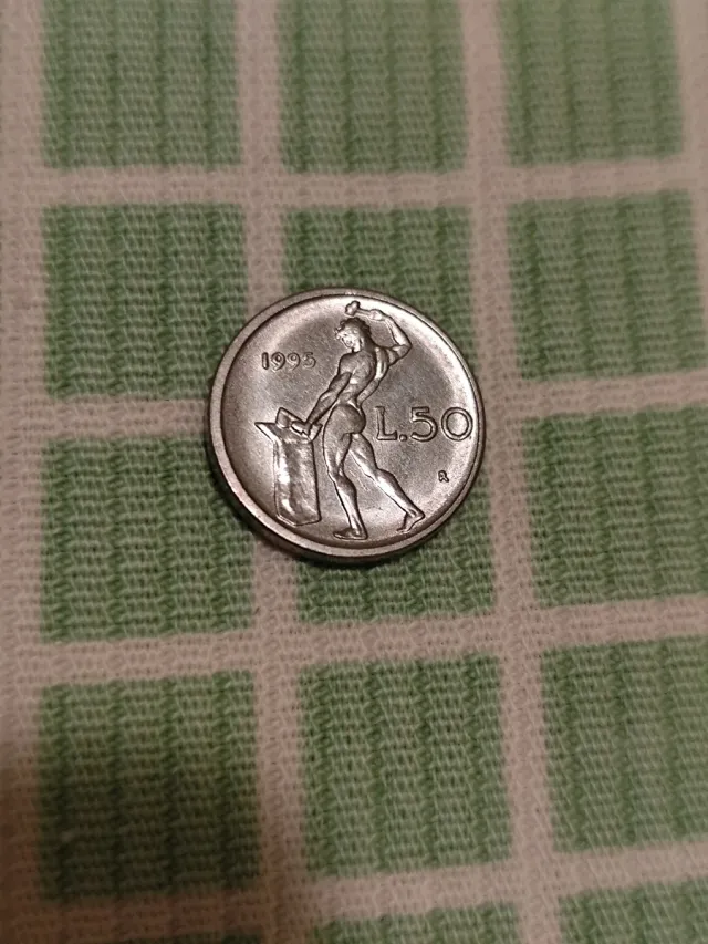 Moneta 50 Lire Mini 1995
