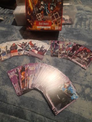 Lote de cartas Gundam Card Game TCG GD02 Restos