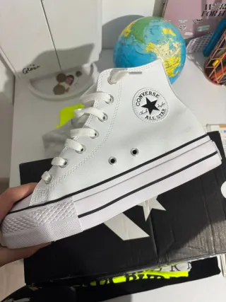 Zapatillas Converse Blancas Mujer ,como nuevas