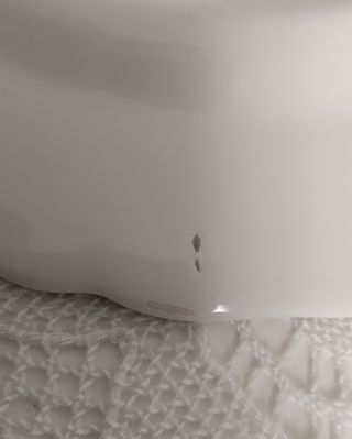 Antiguo plato de loza francesa estilo rustico