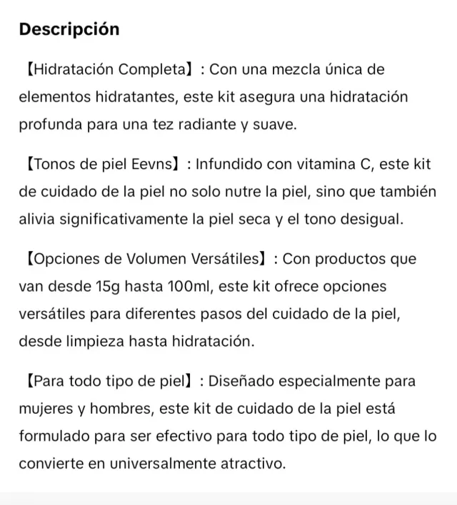 Kit Cuidado Facial Vitamina C Laikou