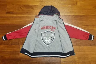 Giacca a vento bambino con cappuccio