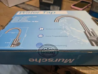 Grifo de agua Walter Tap Níquel Cepillado