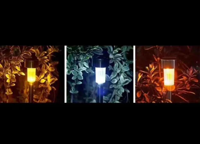 10 Luzes Solares Decorativas LED Multicolor