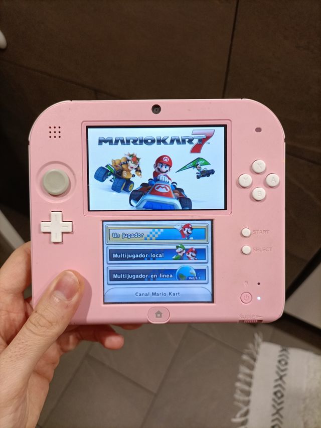 Nintendo 2DS 64gb juegos incluidos rosa