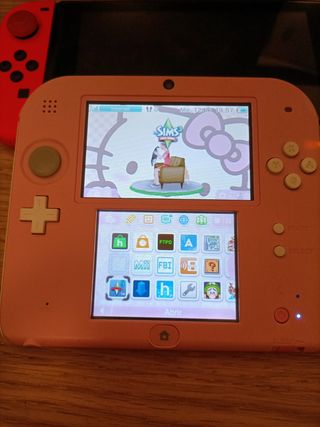 Nintendo 2DS 64gb juegos incluidos rosa