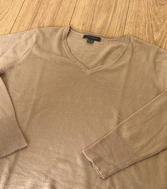jersey fino marron camel de primark