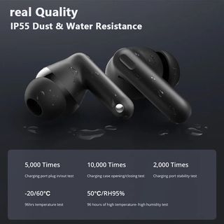 Auriculares Realme buds t310 negros , REACONDICIONADO señales de uso