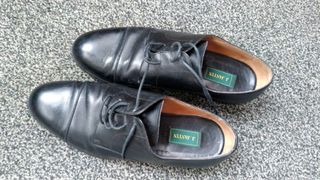 J. Justin Scarpe Uomo Stringate Nere 42 pelle nera