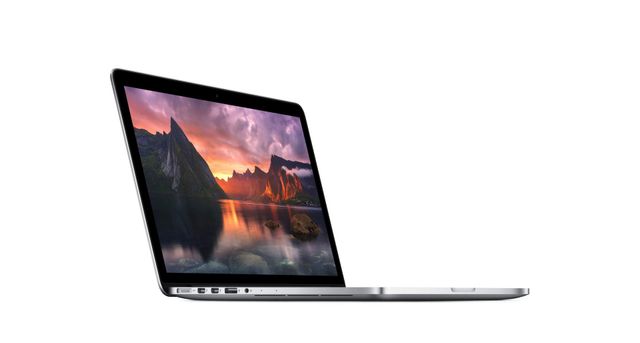 MacBook Pro (Retina, 13", metà 2014) Grado B Core i5 4278U SSD da 8 GB 128 GB, ricondizionato, marche minime