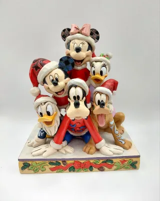 Figura Disney Mickey y Amigos Navidad Enesco