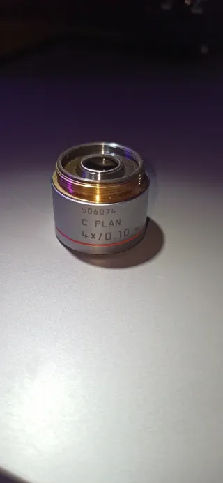 LEICA Objetivo C PLAN 4X microscopio