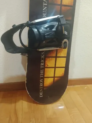 Tabla Snowboard Topicnoisy 160 cm + Fijaciones +Bo