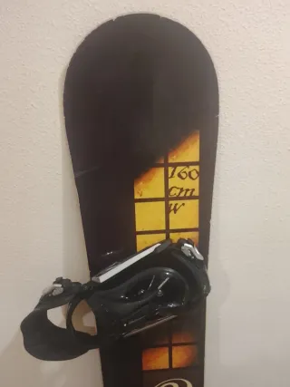 Tabla Snowboard Topicnoisy 160 cm + Fijaciones +Bo